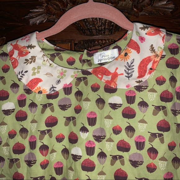 Little Miss Marmalade 14/16 Forest Acorn Dress Perfect for Autumn&Thanksgiving! - Picture 6 of 11